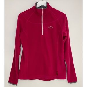 Womens Kathmandu Altica 100 Pink Pullover Fleece 1/4 Zip Jacket Size 14/L?